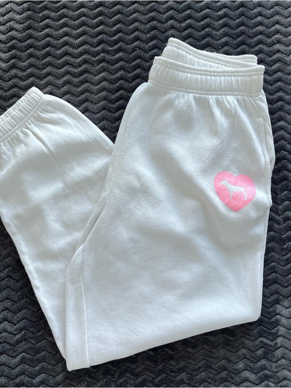 Victoria’s Secret White Sweatpant Joggers